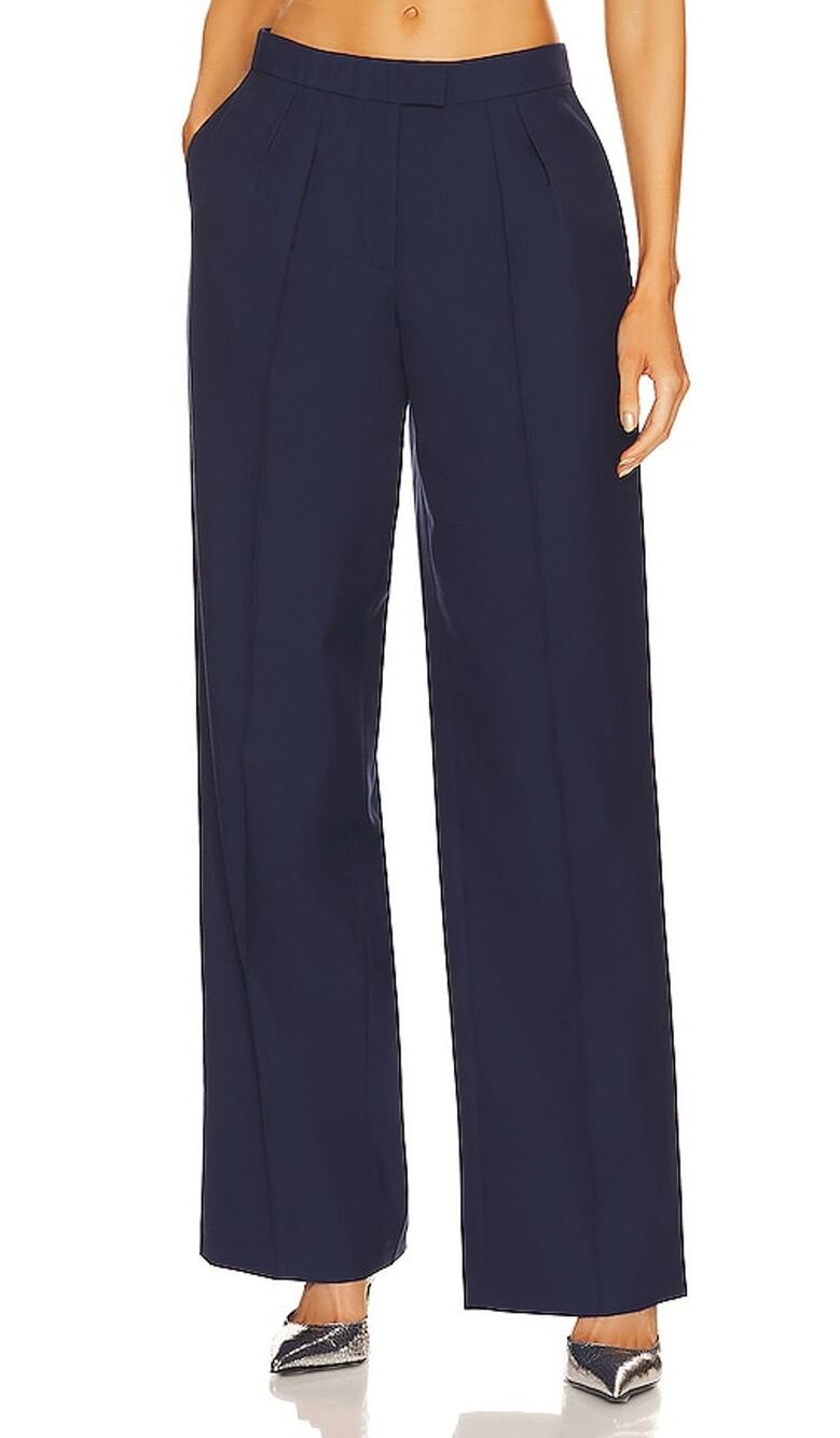 Aya Muse Tailored Navy Mirus Pants Size XS NWT